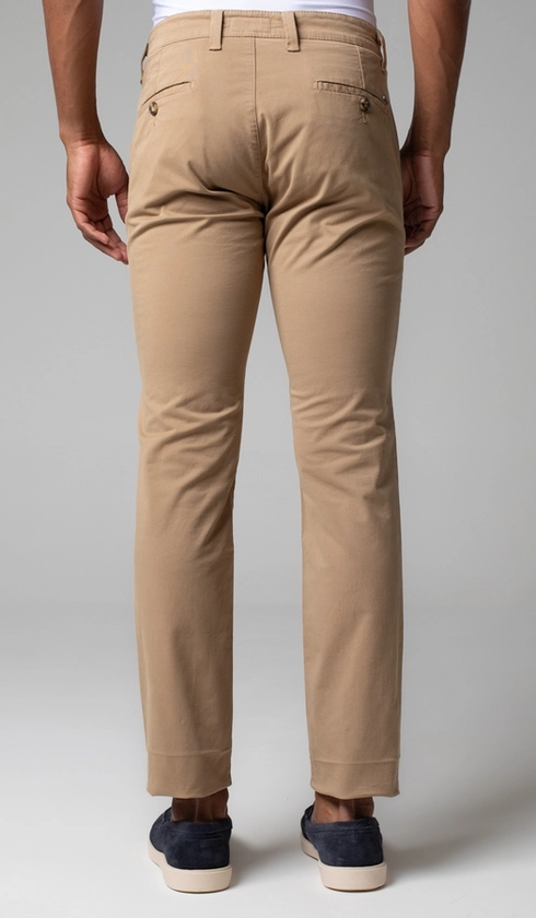 Calça Sarja Bolso Faca Slim Tec Espanhol