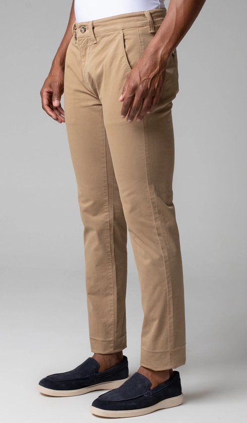 Calça Sarja Bolso Faca Slim Tec Espanhol