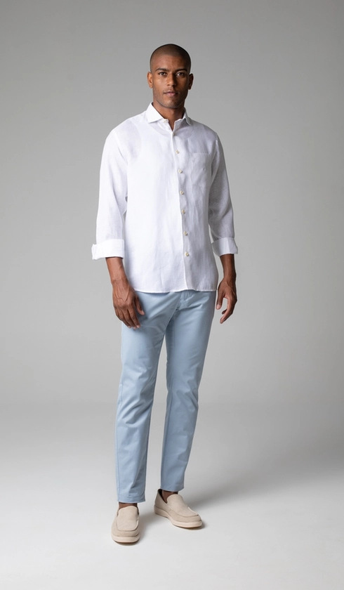 Calça Sarja Bolso Faca com Stretch Express