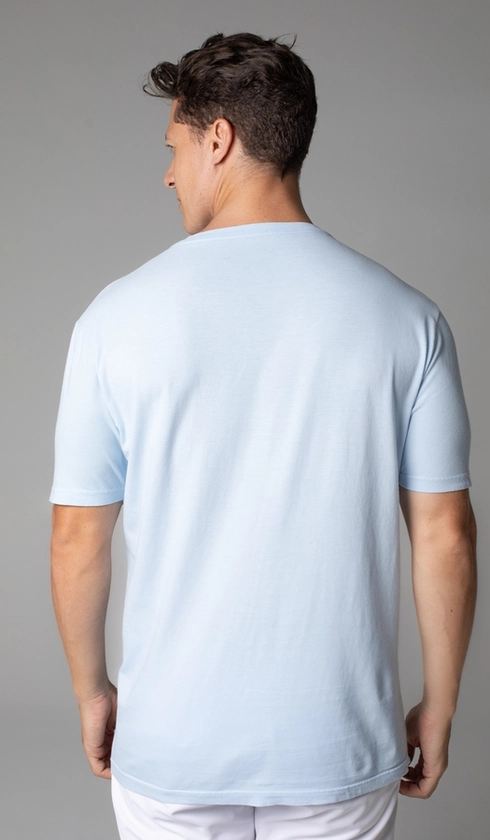 T-Shirt Manga Curta Gola Careca Lisa Reativa