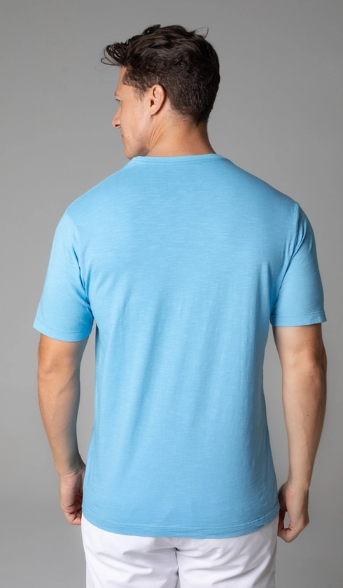 T-Shirt Manga Curta Gola Careca Lisa Reativa