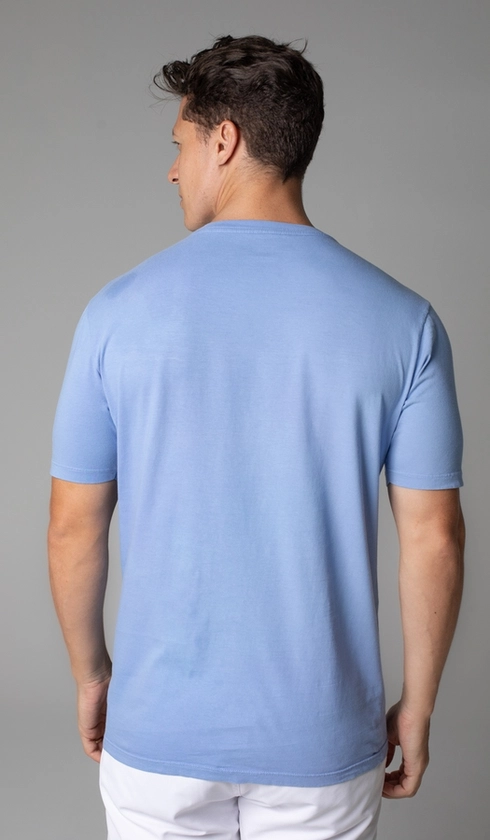 T-Shirt Manga Curta Gola Careca Lisa Reativa