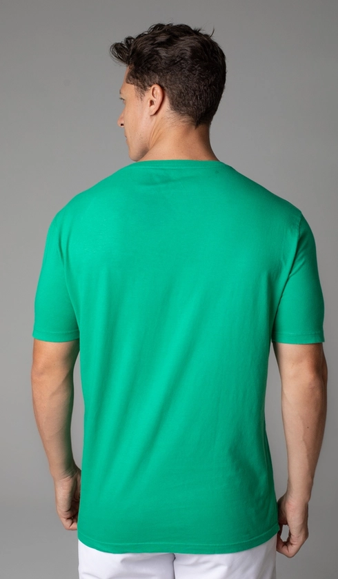 T-Shirt Manga Curta Gola Careca Lisa Reativa