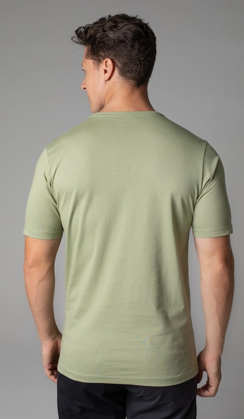 T-Shirt Manga Curta Gola Careca Lisa Exclusive Cotton
