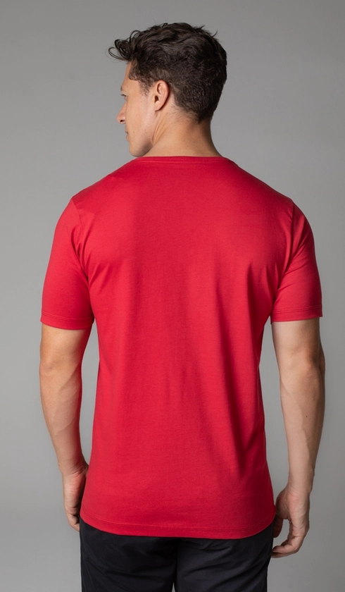 T-Shirt Manga Curta Gola Careca Lisa Exclusive Cotton