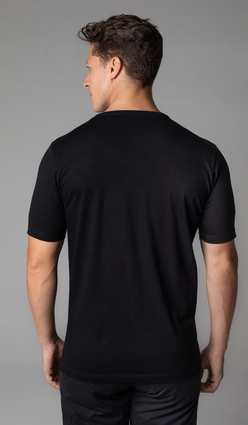 T-Shirt Manga Curta Gola Careca Lisa Exclusive Cotton