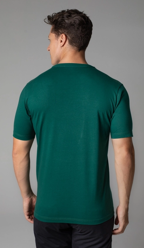 T-Shirt Manga Curta Gola Careca Lisa Exclusive Cotton