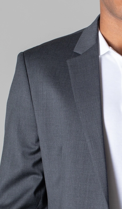 Terno Super 120 Slim Liso com Stretch Gold
