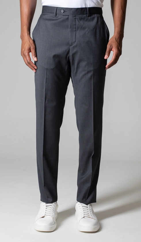Terno Super 120 Slim Liso com Stretch Gold