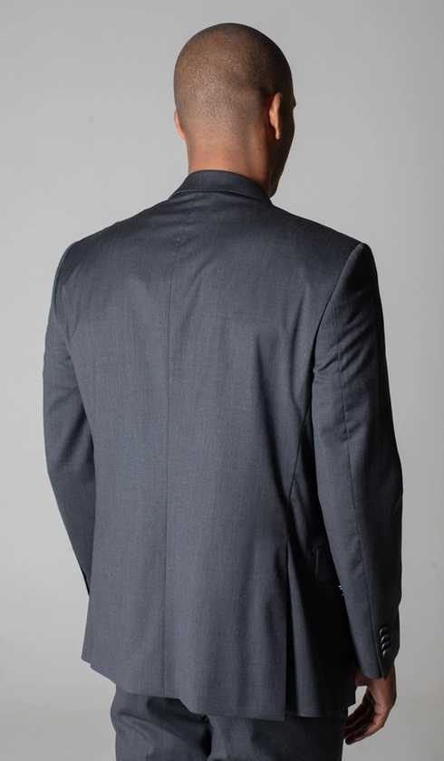 Terno Super 120 Slim Liso com Stretch Gold