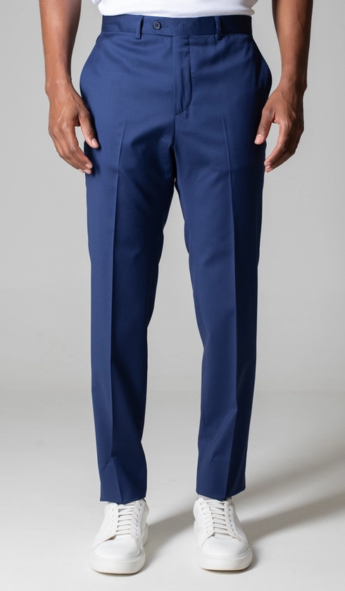 Terno Super 120 Slim Liso com Stretch Gold