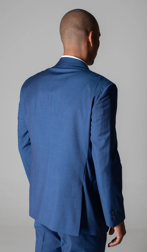 Terno Super 120 Slim Liso com Stretch Gold