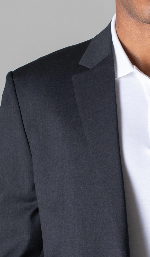 Terno Super 120 Slim Liso com Stretch Gold