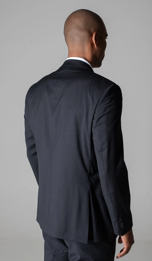 Terno Super 120 Slim Liso com Stretch Gold