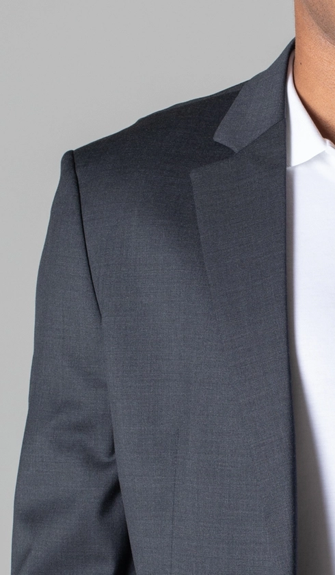 Terno Super 120 Slim Liso com Stretch Gold