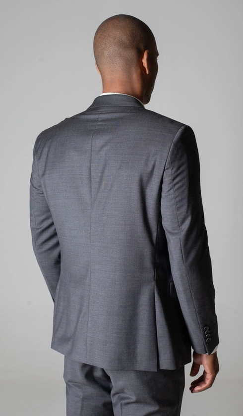 Terno Super 120 Slim Liso com Stretch Gold