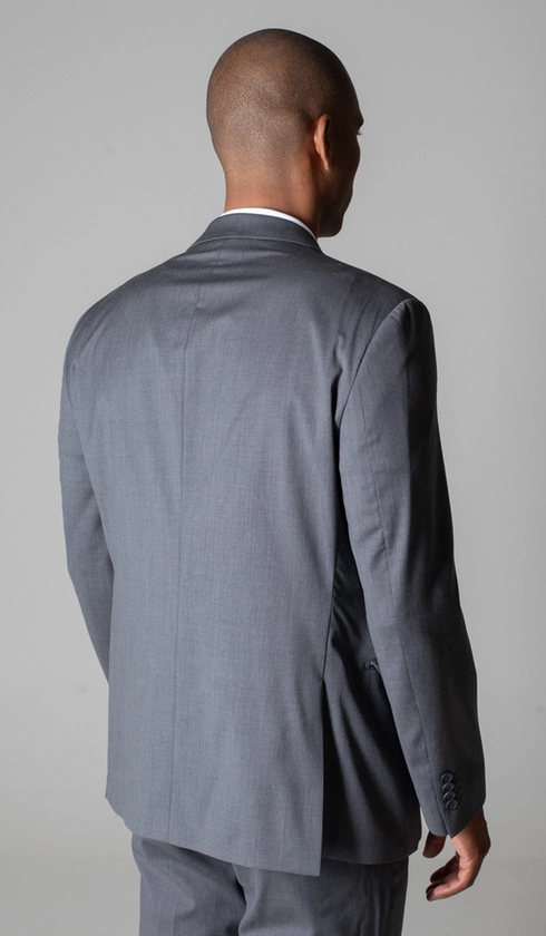 Terno Super 120 Slim Liso com Stretch Gold