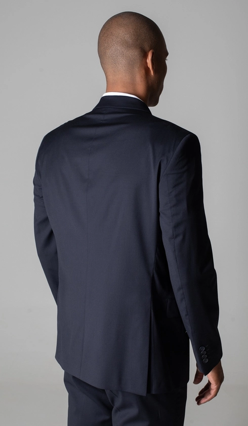 Terno Super 120 Slim Liso com Stretch Gold