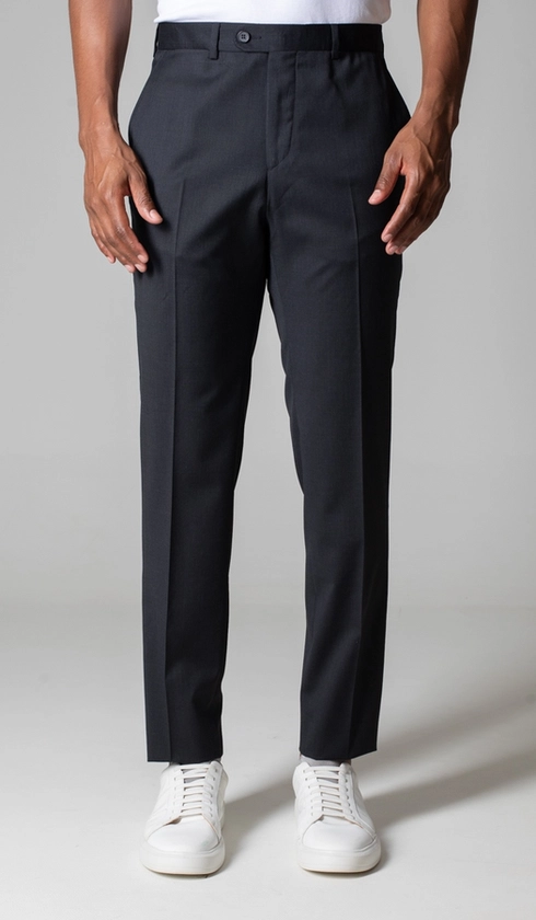 Terno Super 120 Slim Liso com Stretch Gold