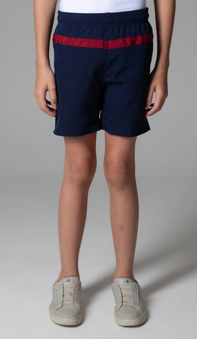 Shorts Liso Dupla Face com Recorte