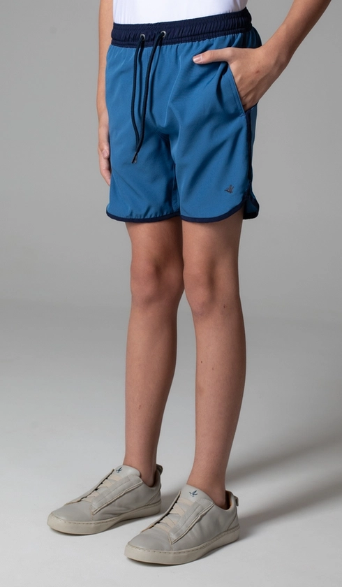 Shorts Beach Vintage Cós Contrastante