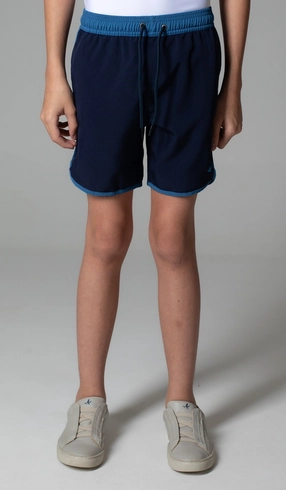 Shorts Beach Vintage Cós Contrastante