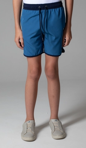 Shorts Beach Vintage Cós Contrastante