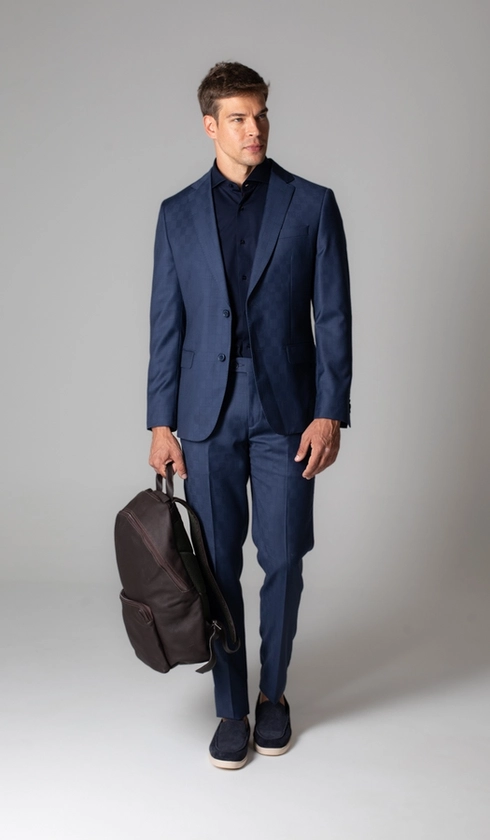 Terno Xadrez Slim Brooksgold