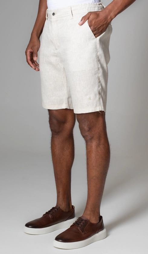 Bermuda Linho Bolso Faca