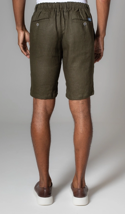 Bermuda Linho Bolso Faca