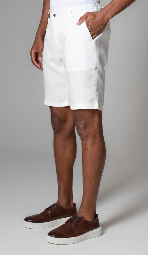 Bermuda Linho Bolso Faca