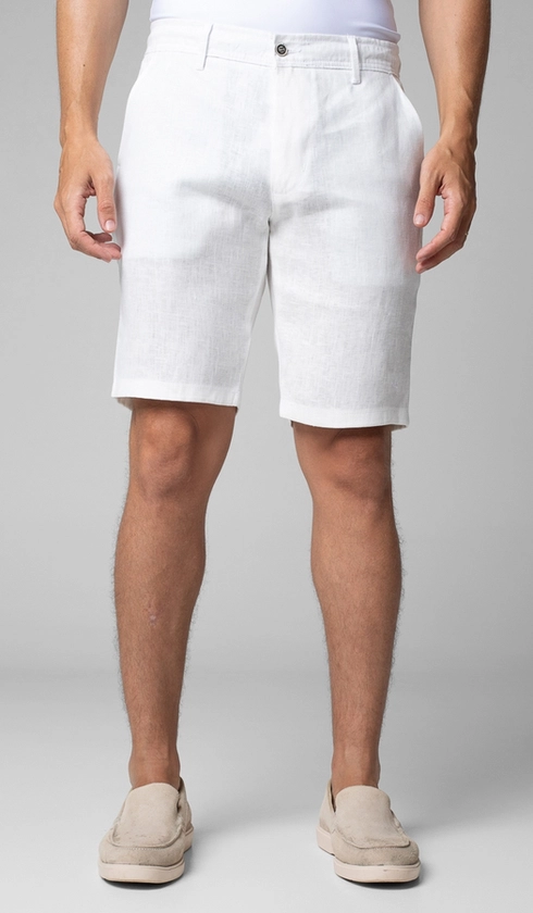 Bermuda Linho Bolso Faca