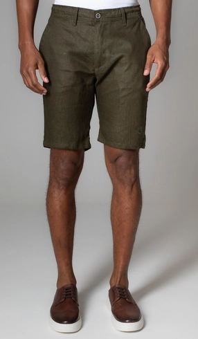 Bermuda Linho Bolso Faca