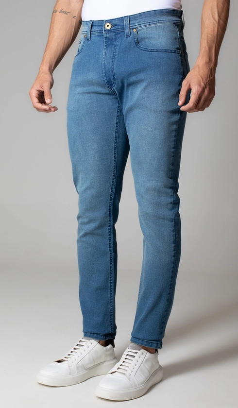 ルナ　0605 Calça Jeans 5 Bolsos Slim Express