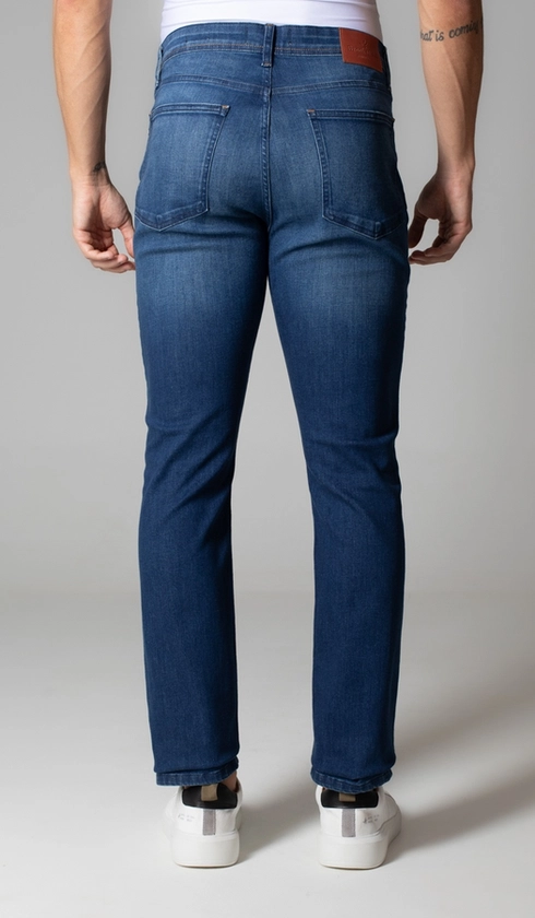 Calça Jeans 05 Bolsos Slim