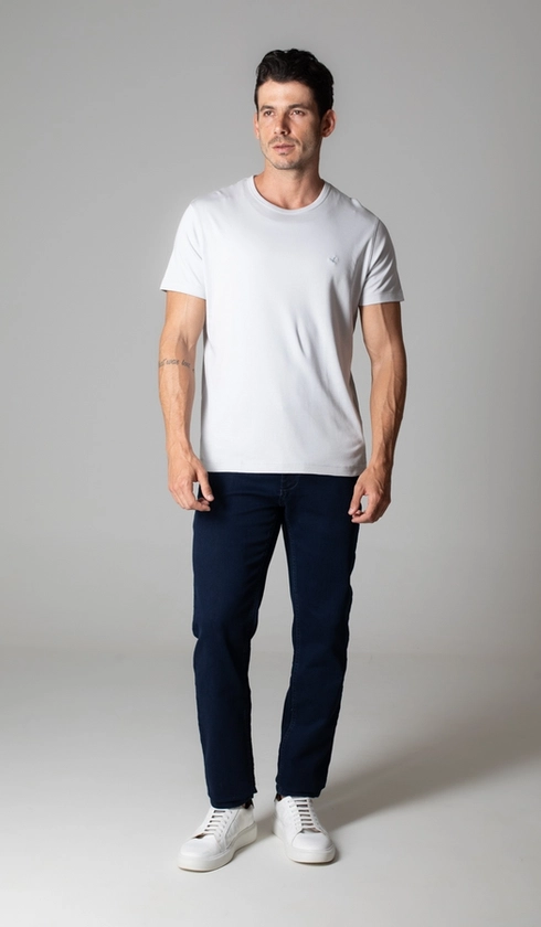 Calça Jeans 05 Bolsos Slim