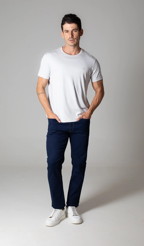 Calça Jeans 5 Bolsos Slim Express