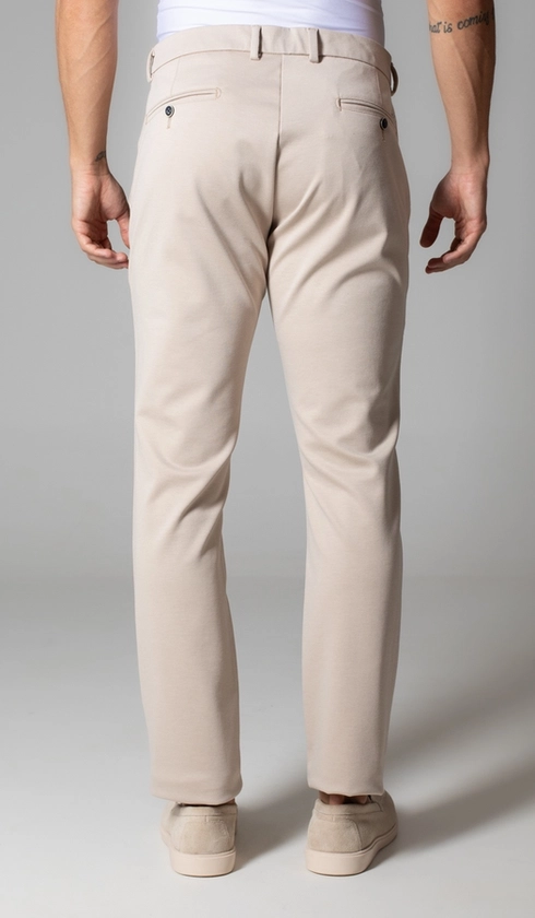 Calça Malha Bolso Faca Lisa