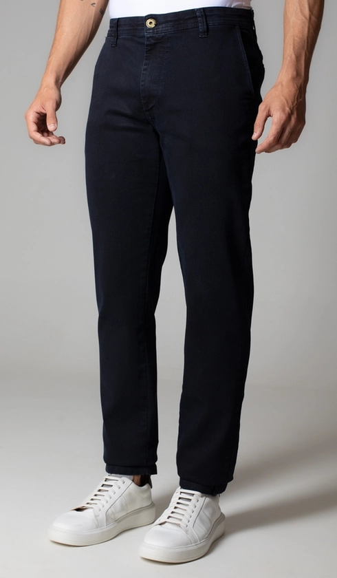 Calça Jeans Bolso Faca Slim