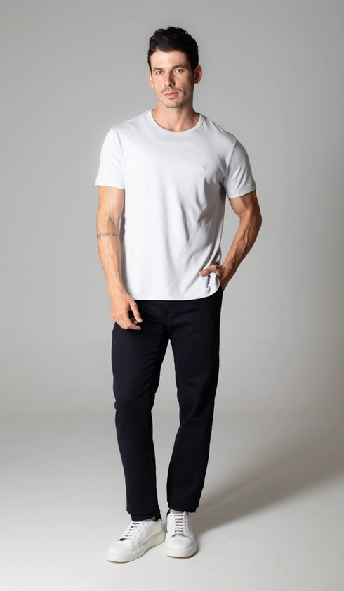 Calça Jeans Bolso Faca Slim