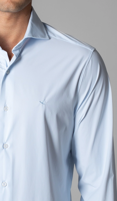 Camisa Manga LongaLisa Malha Poliamida