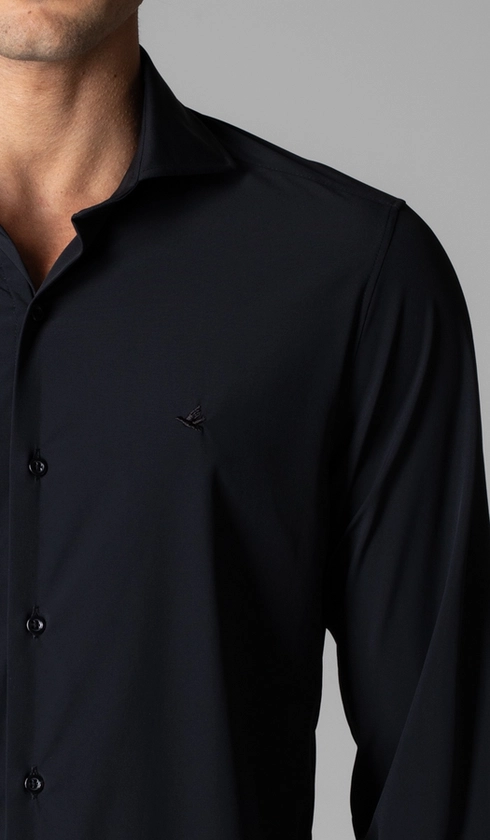Camisa Manga LongaLisa Malha Poliamida