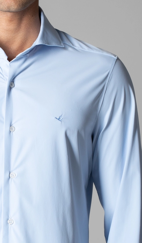 Camisa Manga LongaLisa Malha Poliamida