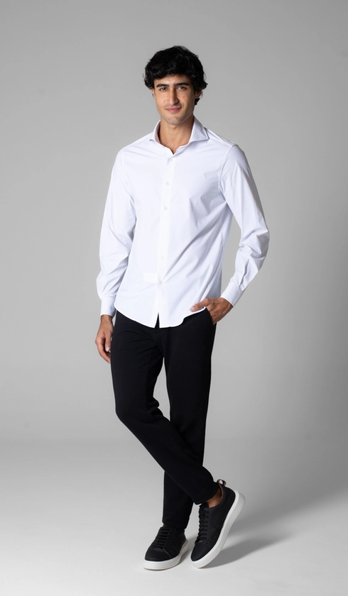 Camisa M/l Lisa Malha Poliamida Ptg