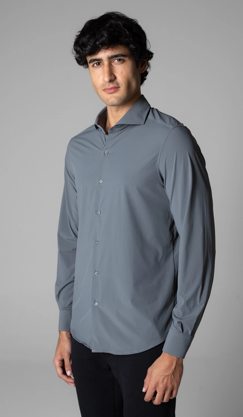 Camisa Manga LongaLisa Malha Poliamida