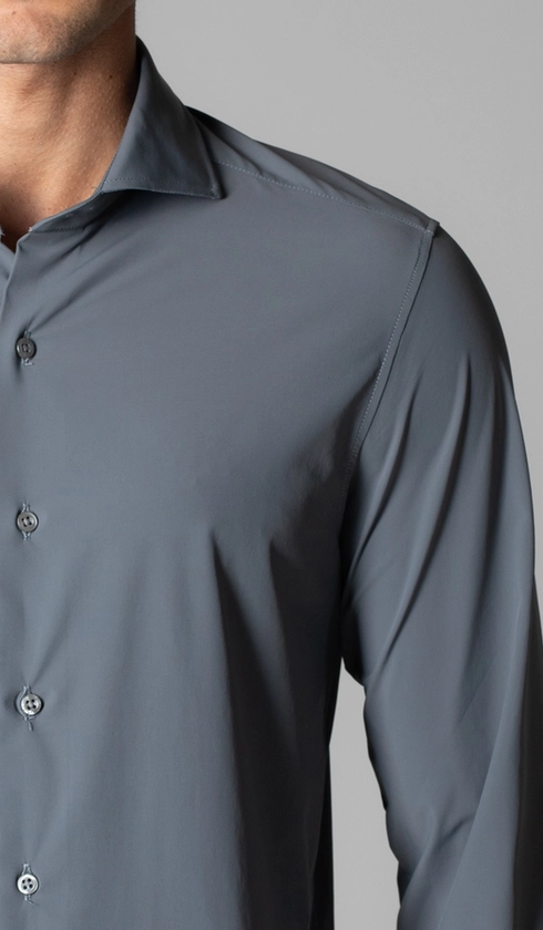 Camisa Manga LongaLisa Malha Poliamida