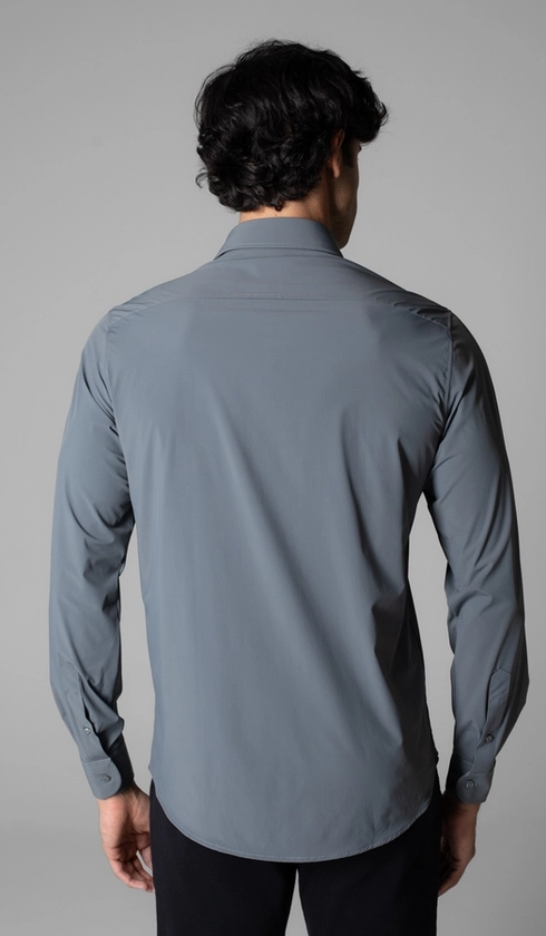 Camisa Manga LongaLisa Malha Poliamida