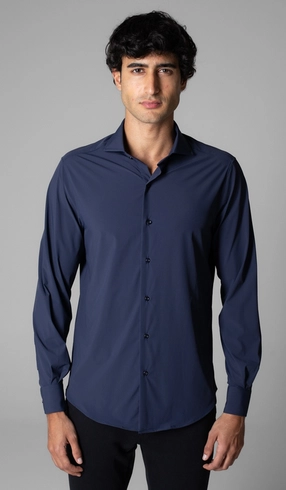 Camisa Manga LongaLisa Malha Poliamida
