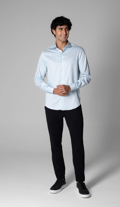 Camisa Manga Longa Lisa