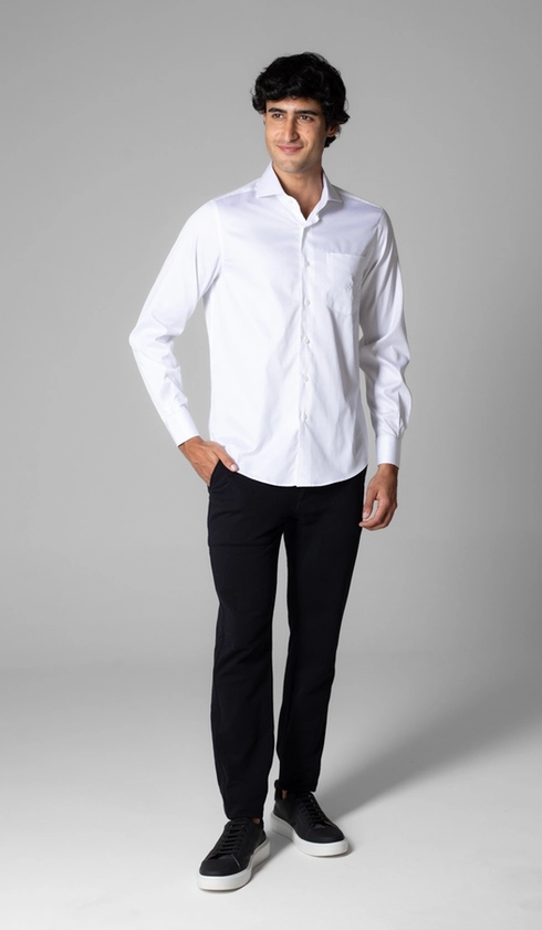 Camisa Manga Longa Lisa